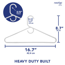Load image into Gallery viewer, Neaties Heavy Duty Plastic Hangers
