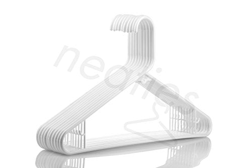Neaties Standard Notch-less Plastic Hangers with Bar Hooks