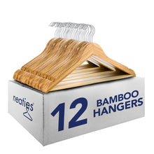 Load image into Gallery viewer, Neaties Bamboo Wood Hangers
