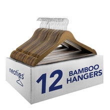 Load image into Gallery viewer, Neaties Bamboo Wood Hangers
