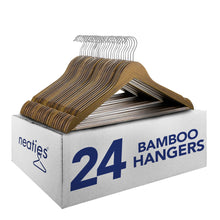 Load image into Gallery viewer, Neaties Bamboo Wood Hangers
