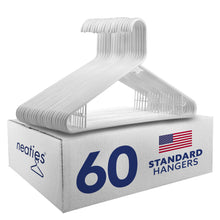 Load image into Gallery viewer, Neaties Standard Notch-less Plastic Hangers with Bar Hooks
