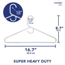 Load image into Gallery viewer, Neaties Super Heavy Duty Plastic Hangers
