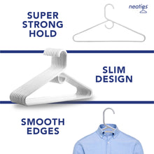 Load image into Gallery viewer, Neaties Heavy Duty Plastic Hangers
