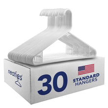 Load image into Gallery viewer, Neaties Standard Notch-less Plastic Hangers with Bar Hooks
