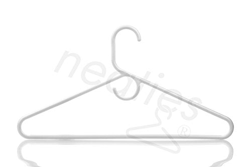 Neaties American Made Black Super Heavy Duty Plastic Hangers, Plastic  Clothes