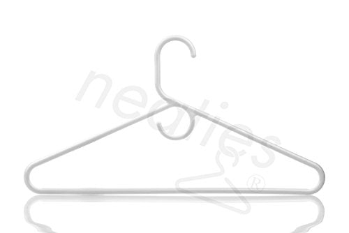 Neaties American Made Black Super Heavy Duty Plastic Hangers, Plastic Clothes  Hangers Ideal for Everyday Use