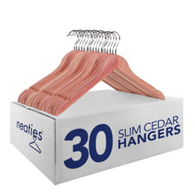 Load image into Gallery viewer, Neaties Red Cedar 3/8&quot; Slim Hangers
