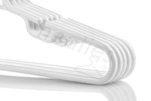 Load image into Gallery viewer, Neaties USA Made Heavy Duty Extra Large White Plastic Hangers, Set of 18
