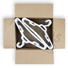 Load image into Gallery viewer, Neaties USA Made Heavy Duty Extra Large White Plastic Hangers, Set of 18

