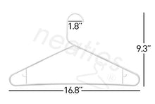 Load image into Gallery viewer, Neaties Standard Notch-less Plastic Hangers with Bar Hooks
